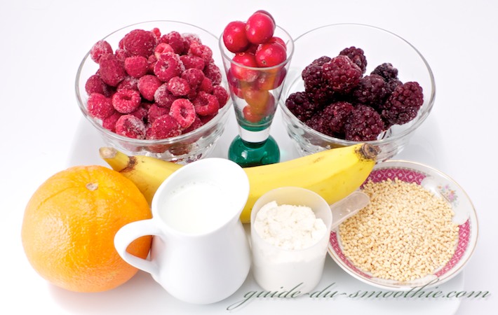 Smoothie Fruit rouge lécithine