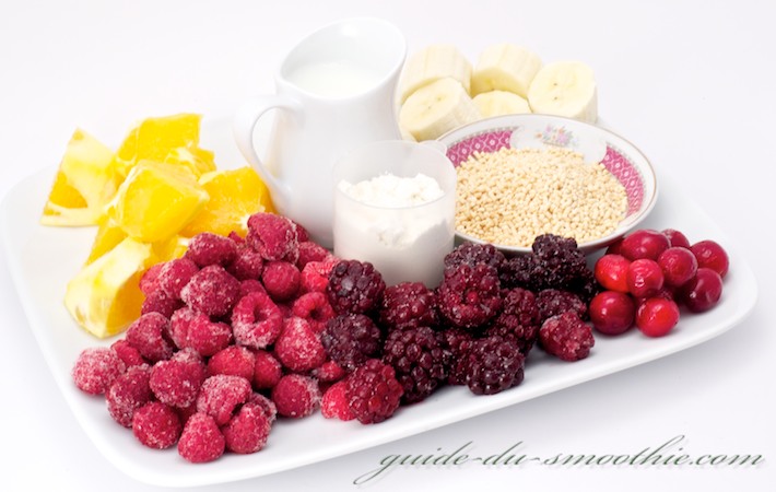 Smoothie Fruit rouge lécithine