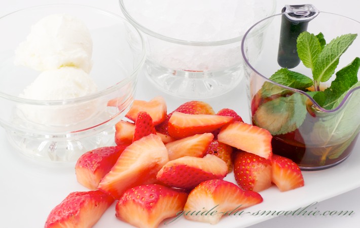 Smoothie Fraise menthe
