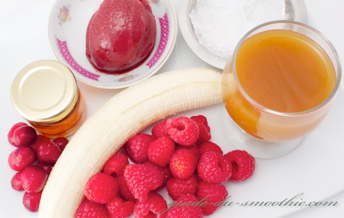 Smoothie Framboise pomme